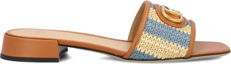 Valentino Garavani Sandalen met logo Beige