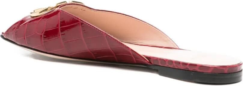 Valentino Garavani Sandalen met logoplakkaat Rood - Foto 4