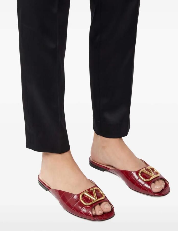 Valentino Garavani Sandalen met logoplakkaat Rood - Foto 2