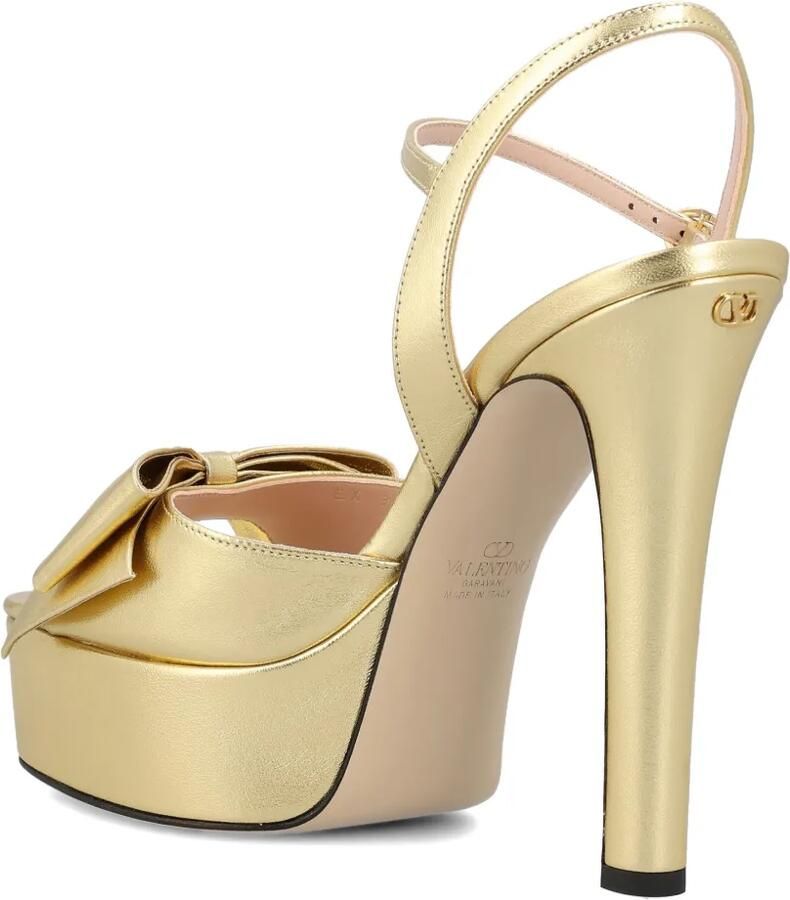 Valentino Garavani Sandalen met strikdetail Goud - Foto 2
