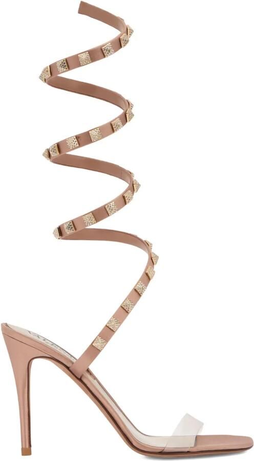Valentino Garavani Sandalen met studs Roze