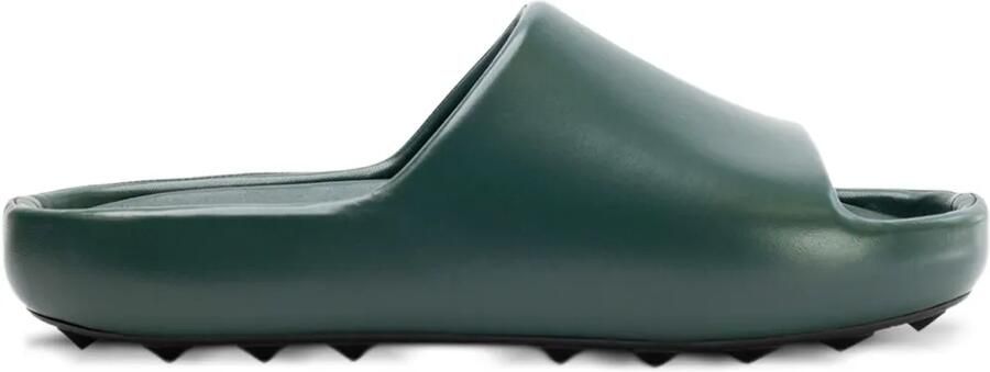 Valentino Garavani Slippers met ronde neus Groen