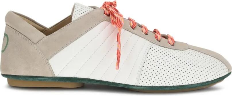 Valentino Garavani Sneakers met logo en geperforeerde details Wit