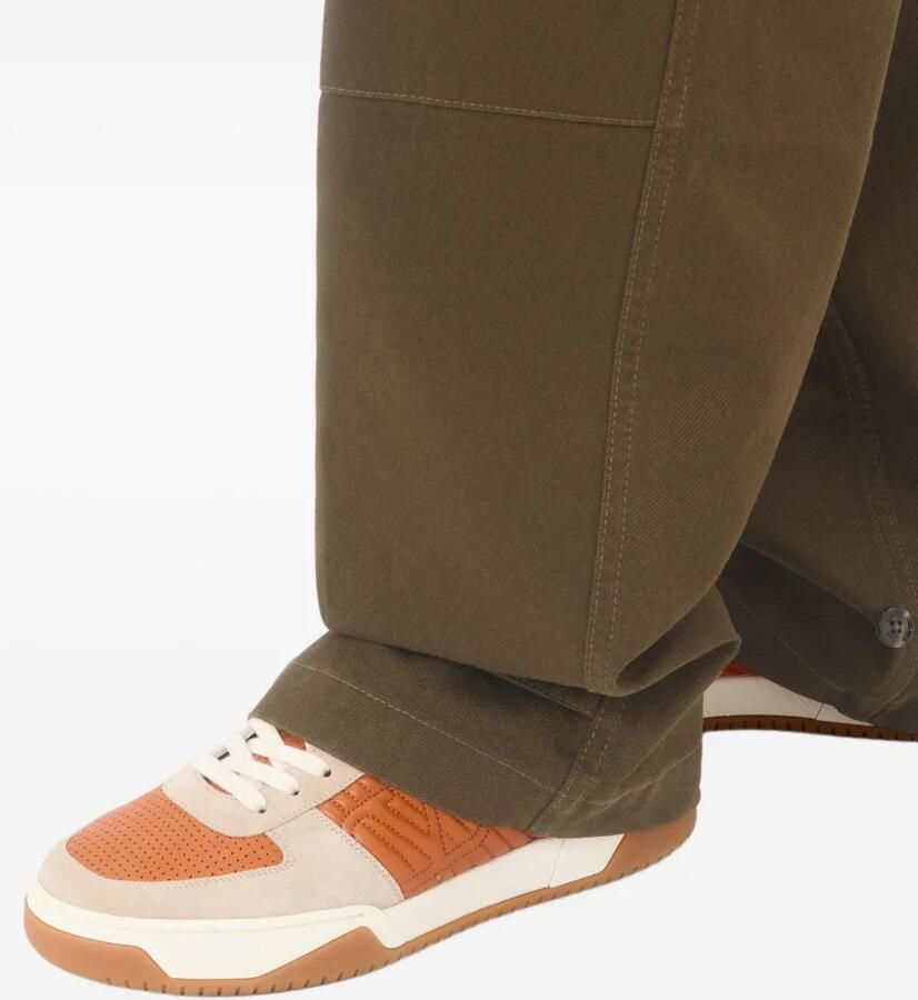 Valentino Garavani Sparry sneakers van leer en nappa met split Beige - Foto 2