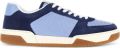 Valentino Garavani Sparry sneakers van leer en nappa met split Blauw - Blauw