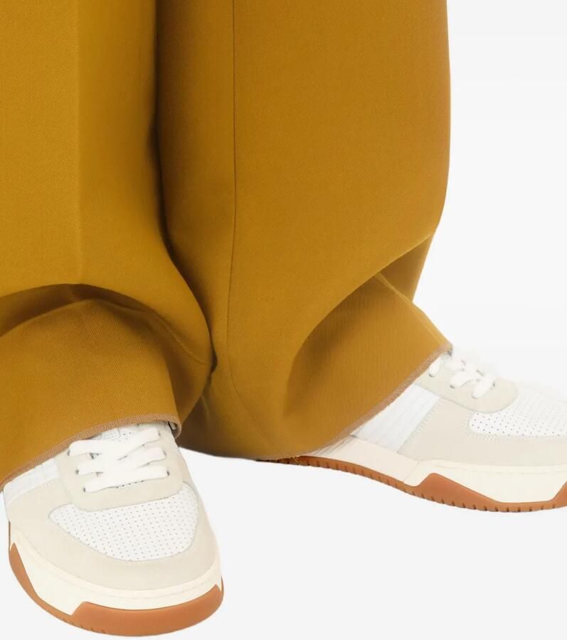 Valentino Garavani Sparry sneakers van split leer en nappa Wit