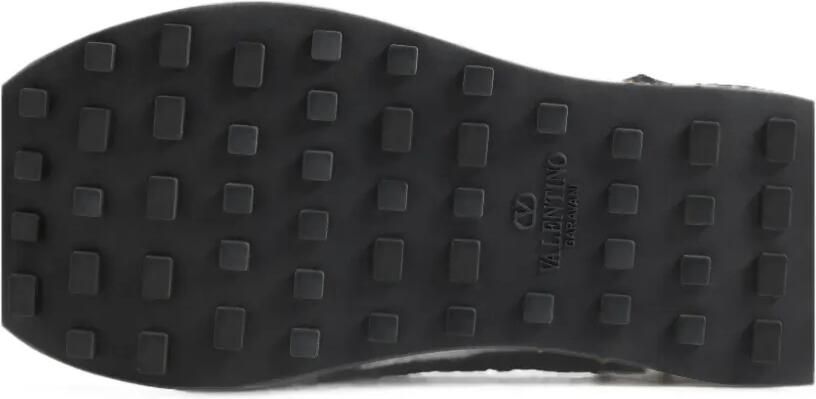 Valentino Garavani Stud Up leren en nylon sneakers Zwart - Foto 5