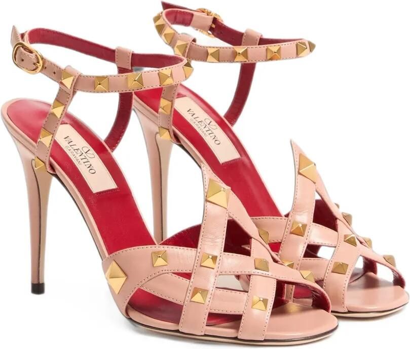 Valentino Garavani Studdy Kidskin sandalen Roze - Foto 3