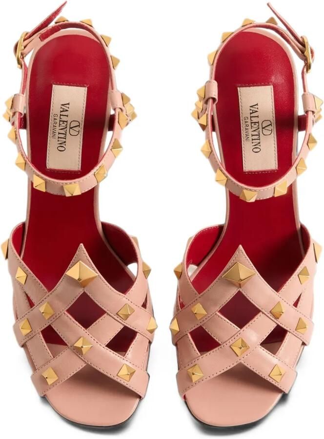 Valentino Garavani Studdy Kidskin sandalen Roze - Foto 2