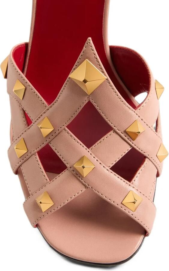 Valentino Garavani Studdy Kidskin sandalen Roze - Foto 4