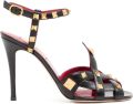 Valentino Garavani Studdy leren sandalen Zwart - Zwart