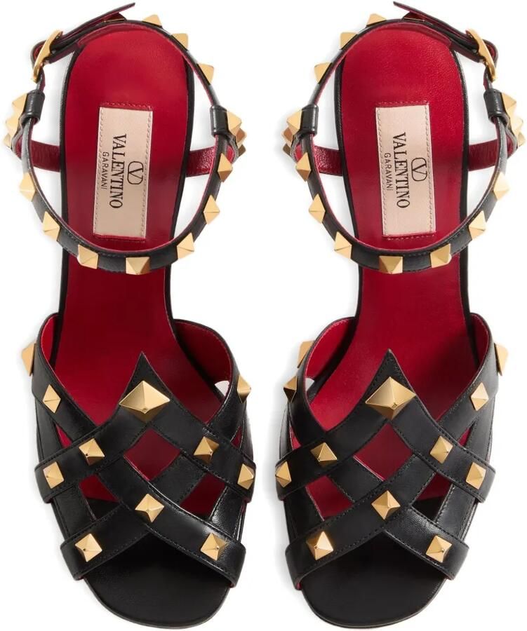 Valentino Garavani Studdy leren sandalen Zwart - Foto 3