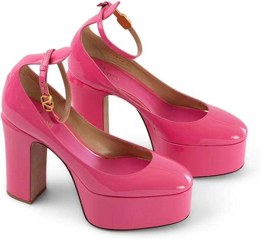 Valentino Garavani Tan-Go platform pumps Roze - Foto 2