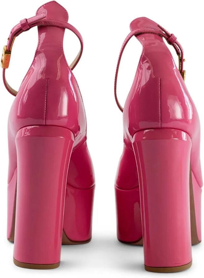 Valentino Garavani Tan-Go platform pumps Roze - Foto 3