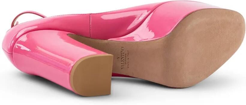 Valentino Garavani Tan-Go platform pumps Roze - Foto 5
