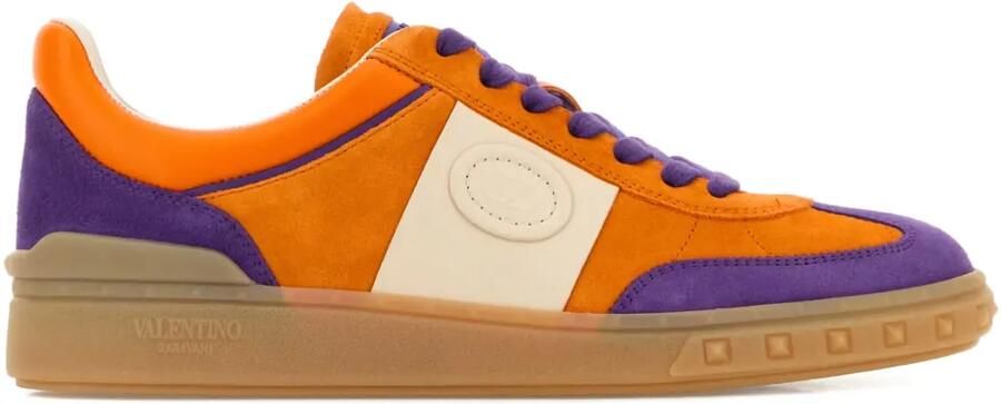 Valentino Garavani Upvillage Crosta suède-leren sneakers Oranje