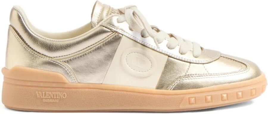 Valentino Garavani Upvillage leren sneakers Goud