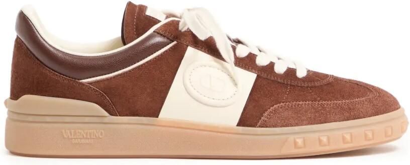 Valentino Garavani Upvillage low-top leren sneakers Bruin