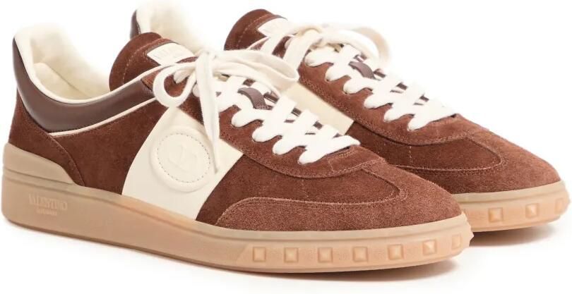 Valentino Garavani Upvillage low-top leren sneakers Bruin - Foto 4