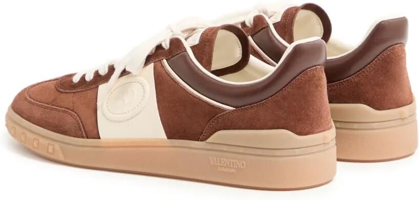 Valentino Garavani Upvillage low-top leren sneakers Bruin - Foto 5