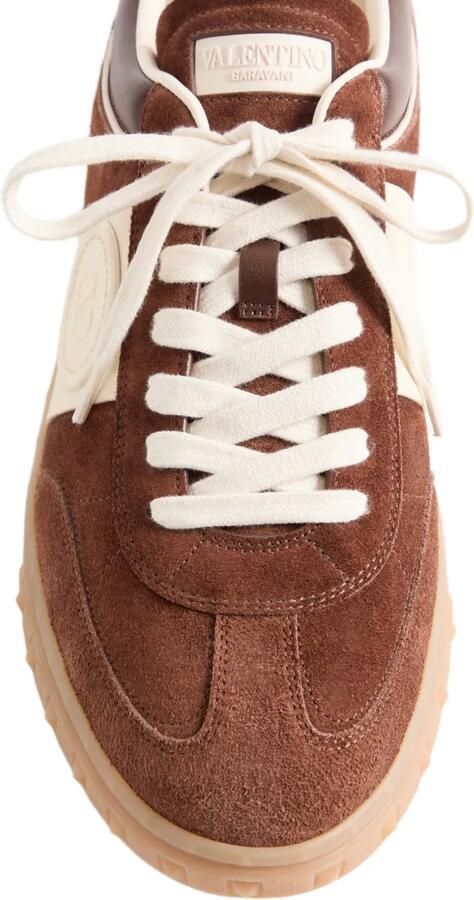 Valentino Garavani Upvillage low-top leren sneakers Bruin - Foto 3