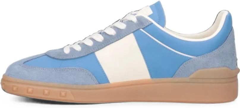 Valentino Garavani Upvillage low-top sneakers van leer en nylon Blauw