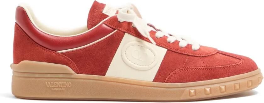 Valentino Garavani Upvillage low-top sneakers van nappa kalfsleer Rood