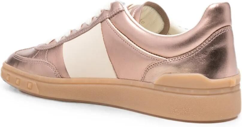 Valentino Garavani Upvillage metallic leren sneakers Roze - Foto 3