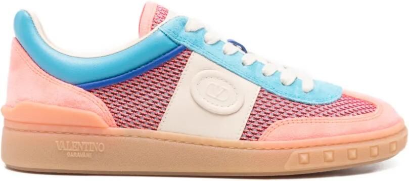 Valentino Garavani Upvillage sneakers met mesh vlak Oranje