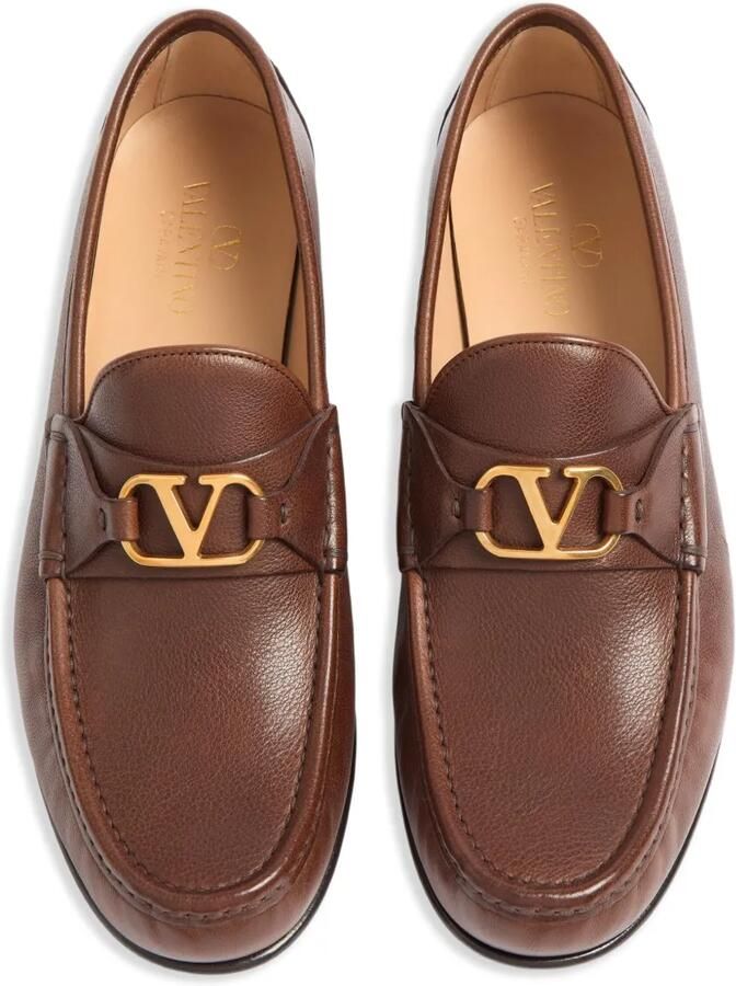 Valentino Garavani v-logo signature loafers Bruin