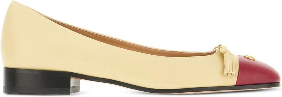 Valentino Garavani Valet Du Roi kidskin ballerina's Beige