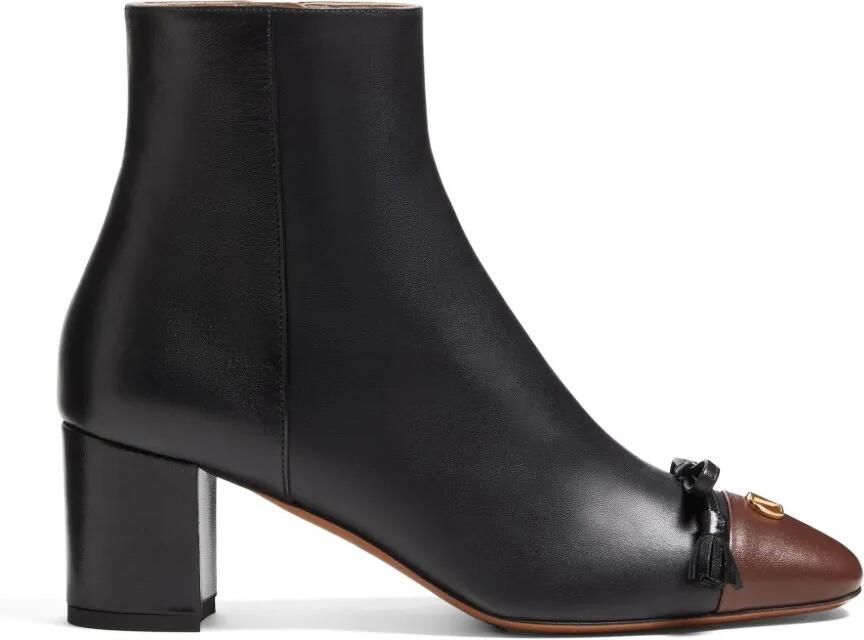 Valentino Garavani Valet Du Roi Kidskin leren enkellaarzen 60 mm Zwart