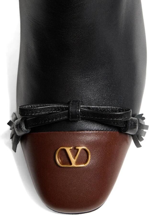 Valentino Garavani Valet Du Roi Kidskin leren enkellaarzen 60 mm Zwart - Foto 3