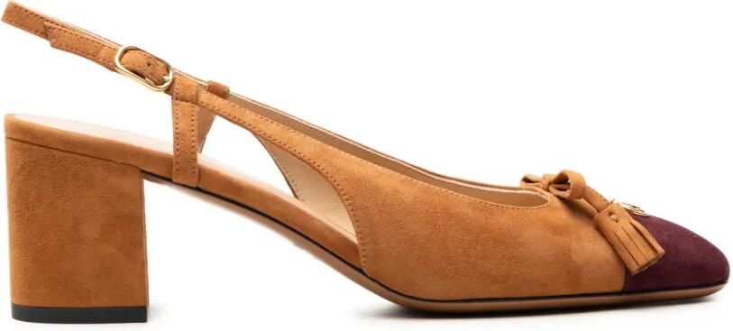Valentino Garavani Valet Du Roi VLogo Signature slingback pumps Bruin