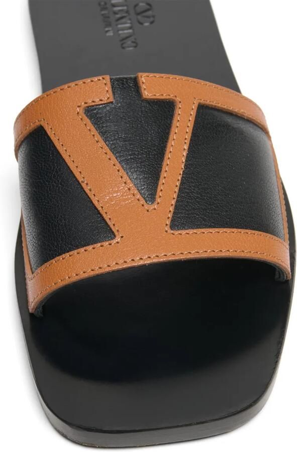 Valentino Garavani Viva Superstar slippers Zwart
