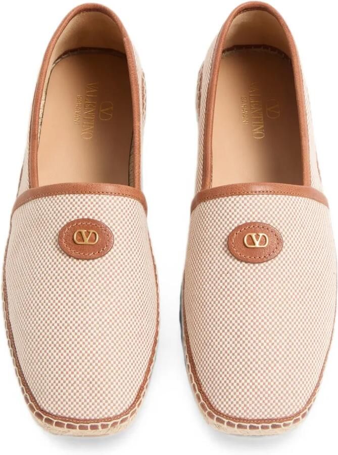 Valentino Garavani VLogo canvas espadrilles Beige - Foto 2