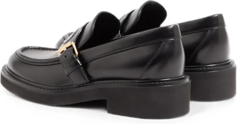 Valentino Garavani VLogo kalfsleren mocassin met reliëf Zwart - Foto 5