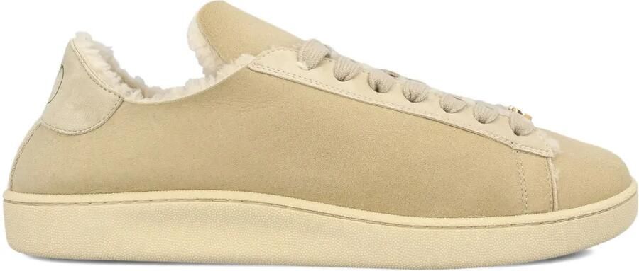 Valentino Garavani VLogo lammy sneakers Beige