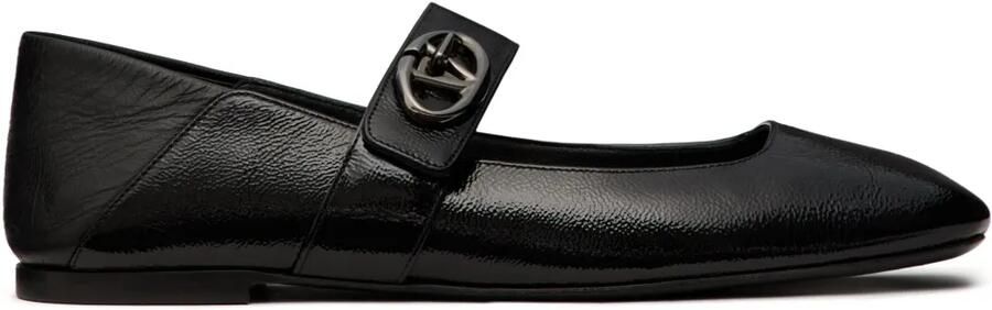 Valentino Garavani VLogo Locker Mary-Jane ballerina's Zwart