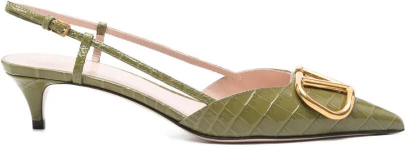 Valentino Garavani VLogo pumps Groen