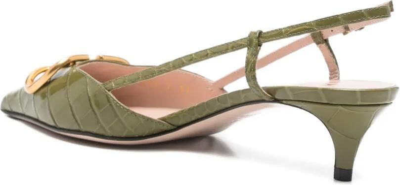 Valentino Garavani VLogo pumps Groen - Foto 3