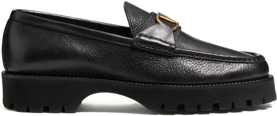 Valentino Garavani VLogo Signature buffalo loafers Zwart