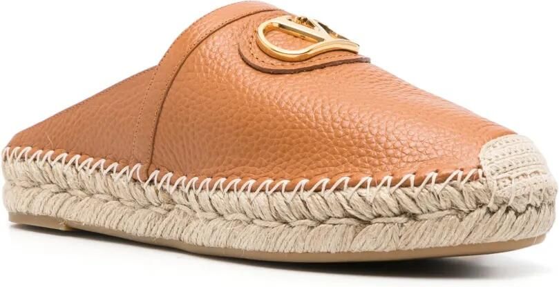 Valentino Garavani VLogo Signature espadrilles Bruin - Foto 3