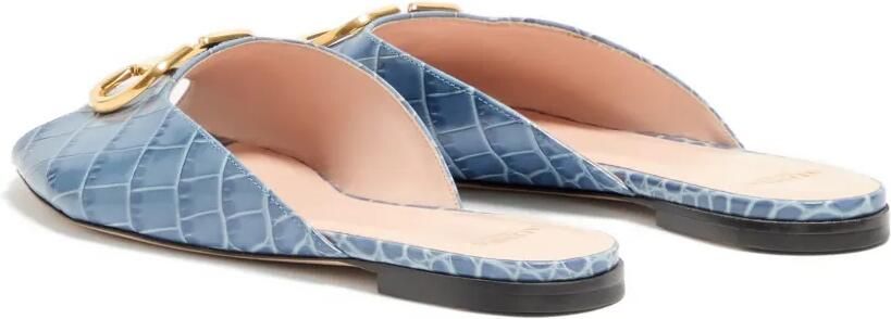 Valentino Garavani VLogo Signature kalfsleren sandalen met print Blauw - Foto 4