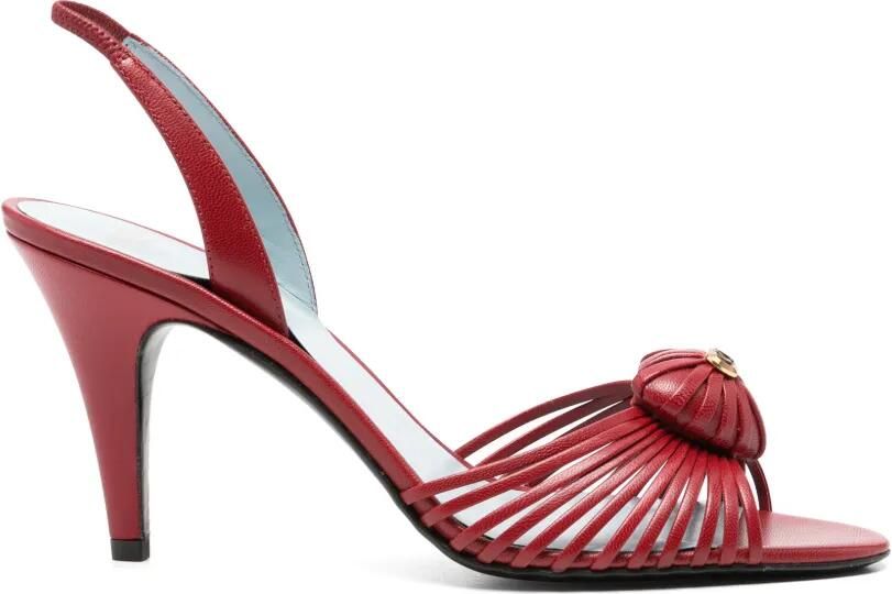 Valentino Garavani VLogo Signature kooisandalen Rood