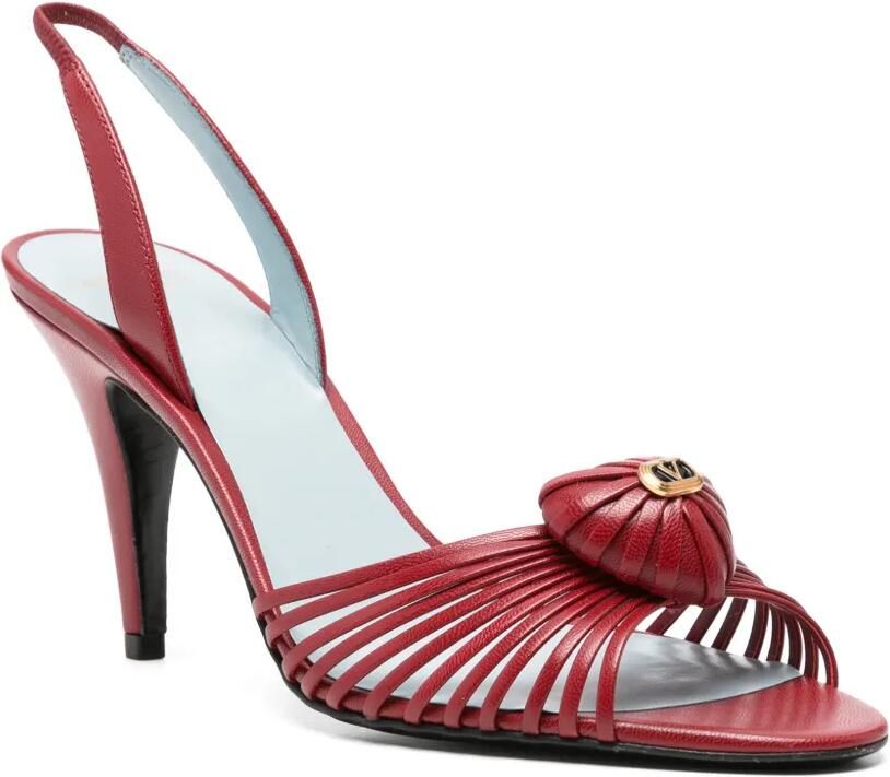 Valentino Garavani VLogo Signature kooisandalen Rood - Foto 2