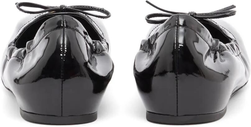 Valentino Garavani Vlogo Signature lakleren ballerina's Zwart - Foto 3