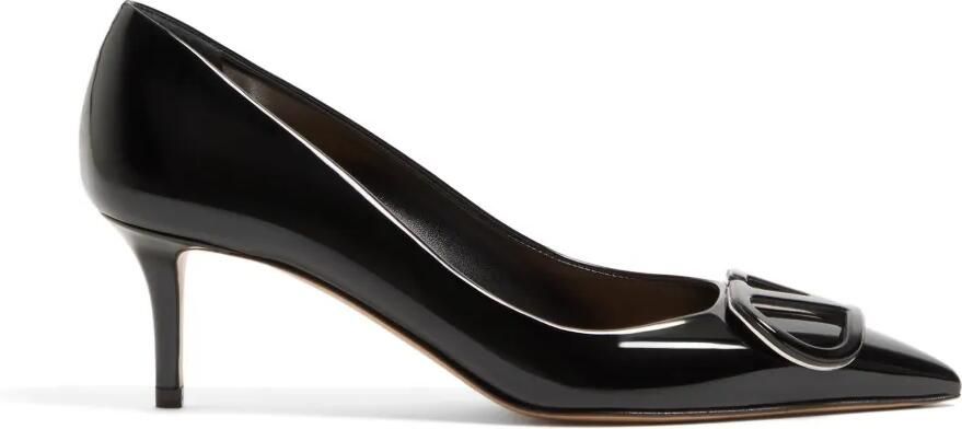 Valentino Garavani VLogo Signature lakleren pumps Zwart
