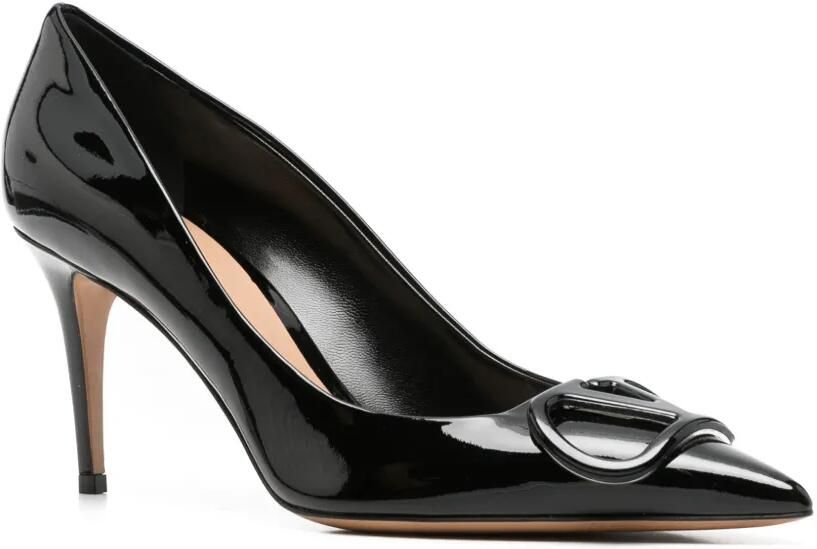 Valentino Garavani VLogo Signature lakleren pumps Zwart - Foto 3