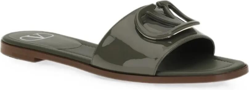 Valentino Garavani VLogo Signature lakleren sandalen Groen - Foto 3